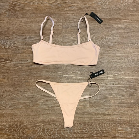 Lounge Essential Bralette and Thong - Picture 1 of 3